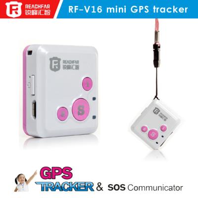 China Relógio pessoal do perseguidor dos gps G/M de Reachfar rf-v16 mini para crianças das pessoas idosas das crianças à venda