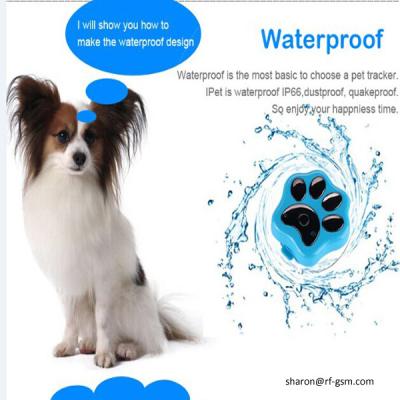 China Hot sale mini waterproof smart rolling LED light wifi pet tracker gps for dog cat for sale