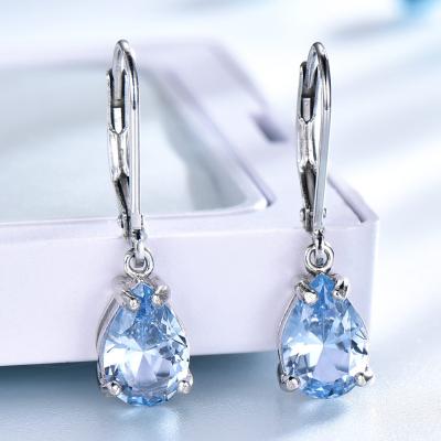 China Other Hot Sale Good Quality Fashion 925 Sterling Silver Amethyst Earings For Women 2021 for sale