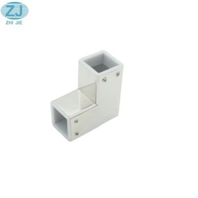 China Hot Sale Stainless Steel Shower Accessories 90 Degree 2 Way Pipe To Pipe Corner Connector Fitting for sale