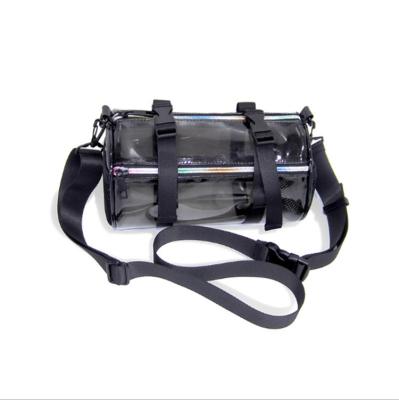 China Wholesale High Quality PVC Cross Clear Holographic Bags Clear Plastic Body Bag PVC Beach Purse PVC Handbag for sale