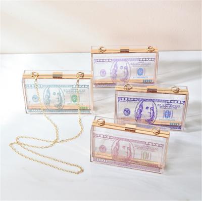 China Wholesale Pearl Beaded Women's Stocking Purse Evening Money Dollar Women's Handbags Grab Bag For Women Purses Women's Clear Handbags for sale