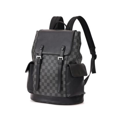 China Fashion Anti-theft Vintage PU Backpack School Laptop Bags Custom Backpack Mens Backpack Luxury Men for sale