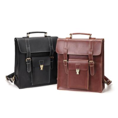 China New Fashion European Style Anti-theft Increasing Backpack Men's Backpack Leather Bags Luxury Men's Backpack for sale