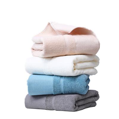 China Factory Wholesale Soft Cotton Bath Towel For Hotel Beauty Salon Use Cotton Bath Towel Set for sale