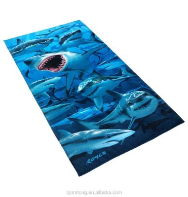 China Hot Selling High Quality QUICK DRY Microfiber Printed Custom Microfiber Beach Towel for sale