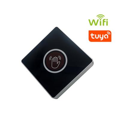 China Smart Acrylic Panel Tuya APP Door Release Pad Hand Wave Button No Touch Exit Button for sale