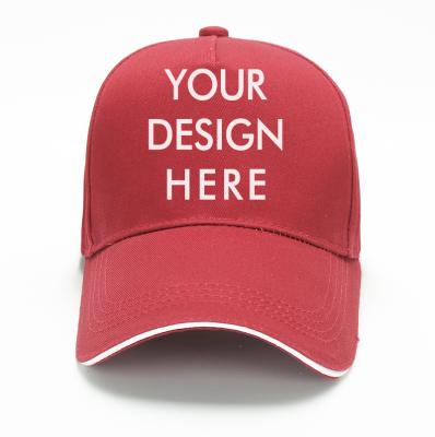 China COMMON Customized Cotton 5 Piece Baseball Cap Can Embroider Company Logo for sale