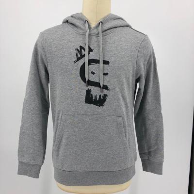 China Plus Size 2020 New Hooded Cotton Inner Fleece Hoodie With Printed Logo for sale