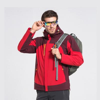 China OEM Breathable Winter Outer Jacket 3 in 1 Ski Jacket Breathable Mountaineering Suit Waterproof for sale