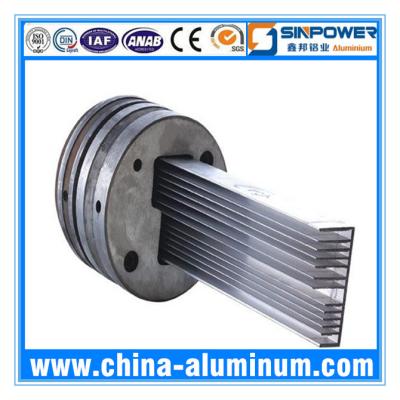 China perfiles de aluminio de encargo de la protuberancia 6063-T5 en venta