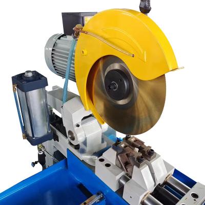 China Aluminum pipe cutting machine Servo-transfer billet system CNC electric automatic horizontal metal cutting band saw machine for sale