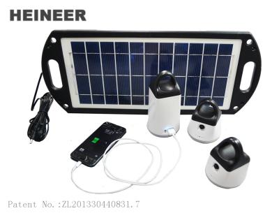 China Portable outdoor solar lights with 5V 2A USB output,Samsung LED cells,ABS frame for sale