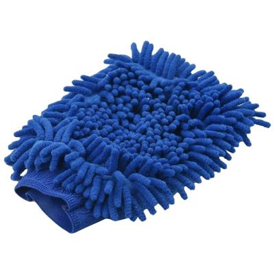 China Wholesale Great Longevity And Chenille Cloth Wash Mitt Factory Glove Microfiber Car Polish Quick Dry Supreme Cleaning Clean MIT for sale