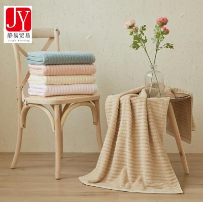 China Wholesale five star high quality child safe 100% pure luxury hotel cotton 400g 500g luxury bath towel for sale