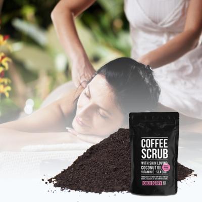 China Exfoliator OEM/ODM Private Label Exfoliator Body Scrub Spa Coconut Coffee Body Skin Scrub for sale