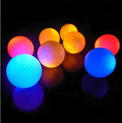 China Crestgolf LED Golf Ball Glowing in Dark Ball Balls OEM Logo CR-1315-010 for sale