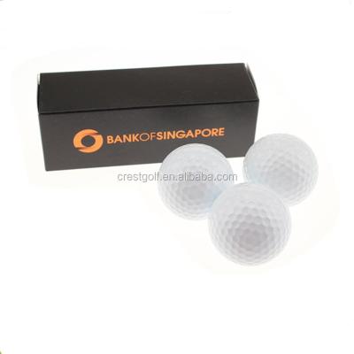 China Surlyn and Rubber Custom Box with Logo Golf Balls Custom Sleeve box for balls for sale