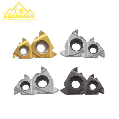 China Guangren Lathe Steel Carbide Threading Inserts Turning Tool Threads Whirling Insert for sale