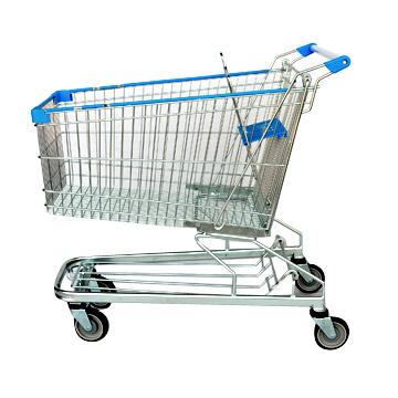 China Durable Hot Sale Grocery Cart Supermarket Carts Steel Shopping Trolley Shopping Cart for sale