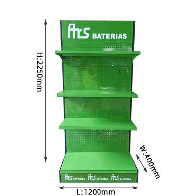 China Single Sided New Design Flat Board Supermarket Display Stand Food Display Rack for sale