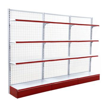 China Super Commercial Adjustable Height Gondola Display Stand Double Sided Single Sided Storage Medium Shelf for sale