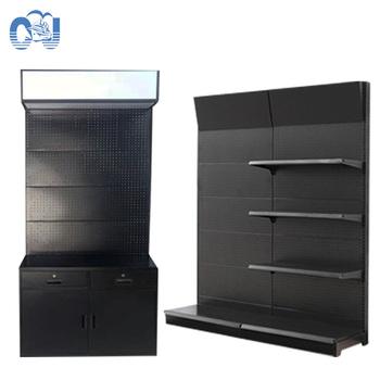 China Single Sided Luxury Display Stand Supermarket Display Rack 4 Layers Removable for sale