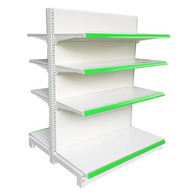 China Double-sided good prices and high quality oversized supermarket shelf gondola shelf metal rack for sale