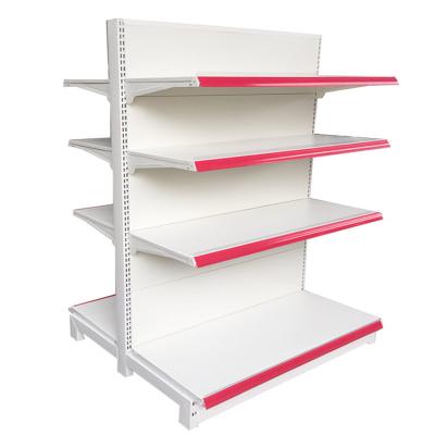 China Double Side Gondola Supermarket Shelf Display Rack 2021 Hot Sale Double Sided Good Prices for sale