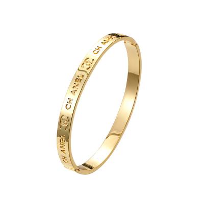 China TRENDY Customized Bracelet Fashion Personalized Women's Jewelry Bracelet Copper Diamond 18K Gold Plated European Charm Bracelet for sale