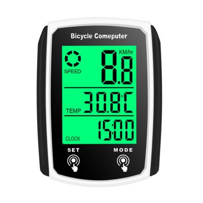 China Touch buttonsBicycle Accessories Bikemeter Screen Large with Wire Bike Computer Waterproof Bicycle Computer 668-1 for sale