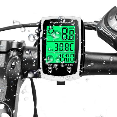 China Bicycle buttonsBicycle Sensitive Accessories isTouch Big Screen Bikemeter Screen with Wire Bike Computer Waterproof Bicycle Computer 668-1 for sale