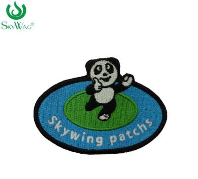 China Durable Kid Clothes Art Iron On Patches With Glow In The Dark Thread for sale