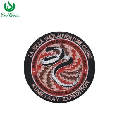 China Eye - Catching Custom Woven Patches Colorful Clothes Badges And Patches for sale