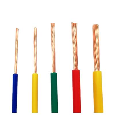 China Selection Underground Indoor Single Core Wire Multi-size Electrical Cable Home Use Copper Cable 1.5mm 2.5mm 4mm 6mm 10mm for sale