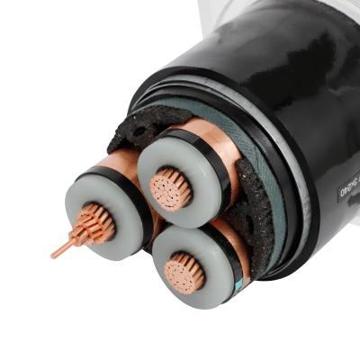 China XLPE Underground Power Cable Copper Core 35/50/70/95/120/150/185/240/300 mm2 High Voltage Power Cable for sale