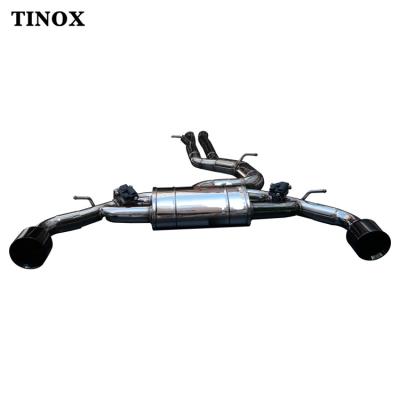 China Professional Stainless Steel Cat-back Exhaust For Audi TT RS Valvetronic Exhaust Muffler System 2008-2017 With Four Tips for sale