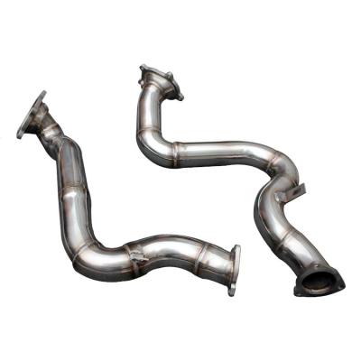 China Stainless Steel Audi S6, S7, RS6, RS7, A8, S8 C7 High Performance Stainless Steel Downpipe 2012-2017 4.0T for sale