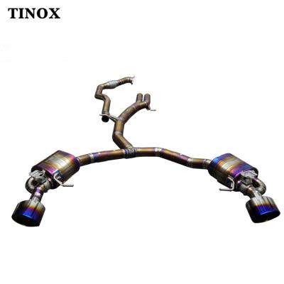 China Stainless Steel Titanium Alloy Valvetronic Cat-back Performance Exhaust Pipes For Audi RS4 B9 RS5 Exhaust for sale