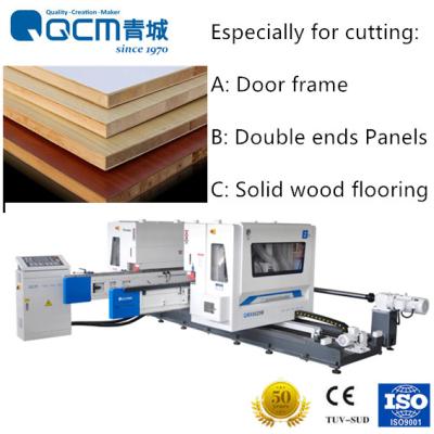 China Solid Wood Furniture QMX8025M Woodworking Machinery Wood Automatic Tenon Making Machine CNC Double End Tenoner Machine for sale