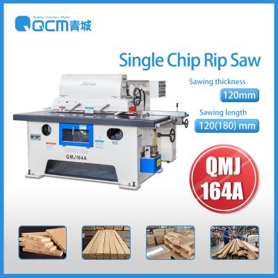 China QMJ164A Horizontal Automatic One Piece Ripping Saw Table Cutting Sawing Machine For Wood Cutting Saw for sale