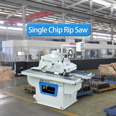 China QMJ153 D-T Single-Blade Rip Saw Horizontal Automatic Woodworking Cutting Machine Woodworking Straight Table Saw Scoring Machine for sale