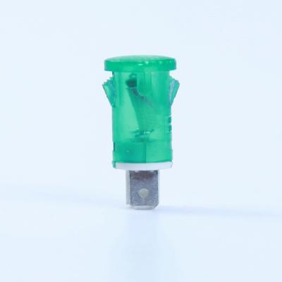 China Luz de indicador verde de 10 mm de 24VDC, con homologación CE RoHS en venta