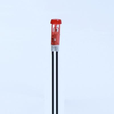 China 6V / 12V / 24V Led Pilotlicht 10mm Anzeigeleuchte Rot angepasst zu verkaufen