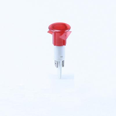 China RoHS 12 Volt LED Warnleuchten 0,5W A-14-3 Rot Pilotlicht zu verkaufen