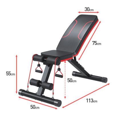 China Steel Home Fitness Equipment Multifunctional Folding Fitness Chair Dumbbell Bench Unisex Power Liner Or Customized 150 Kg 300 for sale