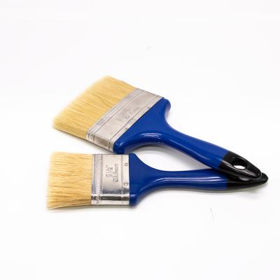 China Wooden Brush Cleaning Tools Cleaning Brush Wall Flat Paint Bristle Material Oil Painting Brush for sale