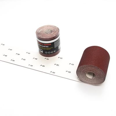 China Forsage brand aluminum oxide soft logo designed emery paper roll sand paper roll for sale