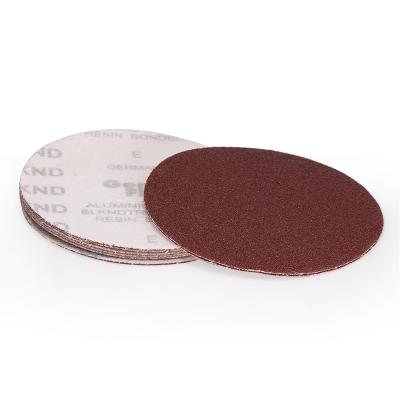 China Red Aluminum Oxide Sand Disc Hook And Loop Polishing Abrasive Products for sale