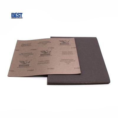 China Hawkeye Brand 50 PC Emery Paper High Quality Waterproof Polishing Paper wet&dry for sale